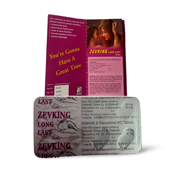 Zevking Dapoxetine 60mg Tablets in Pakistan thumbnail 2